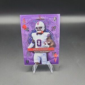 Keon Coleman 2024 Wild Card 5 Card Draw Ace Stacked Deck 1/4